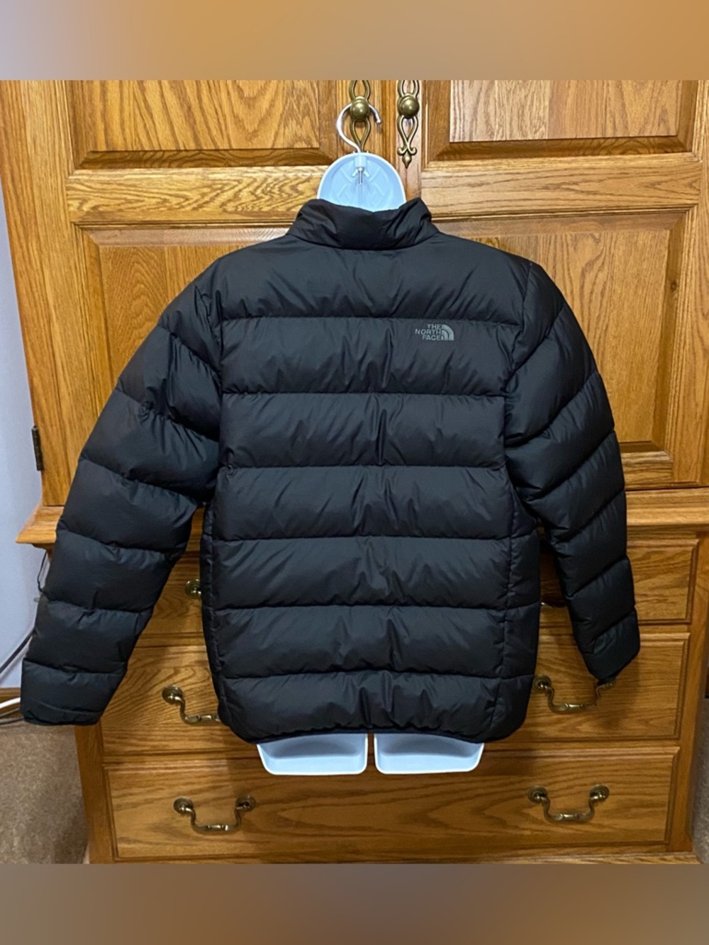 The North Face Boys Andes Puffer Jacket Black Goose Down Filled 550 XL 18/20 - Picture 8 of 16